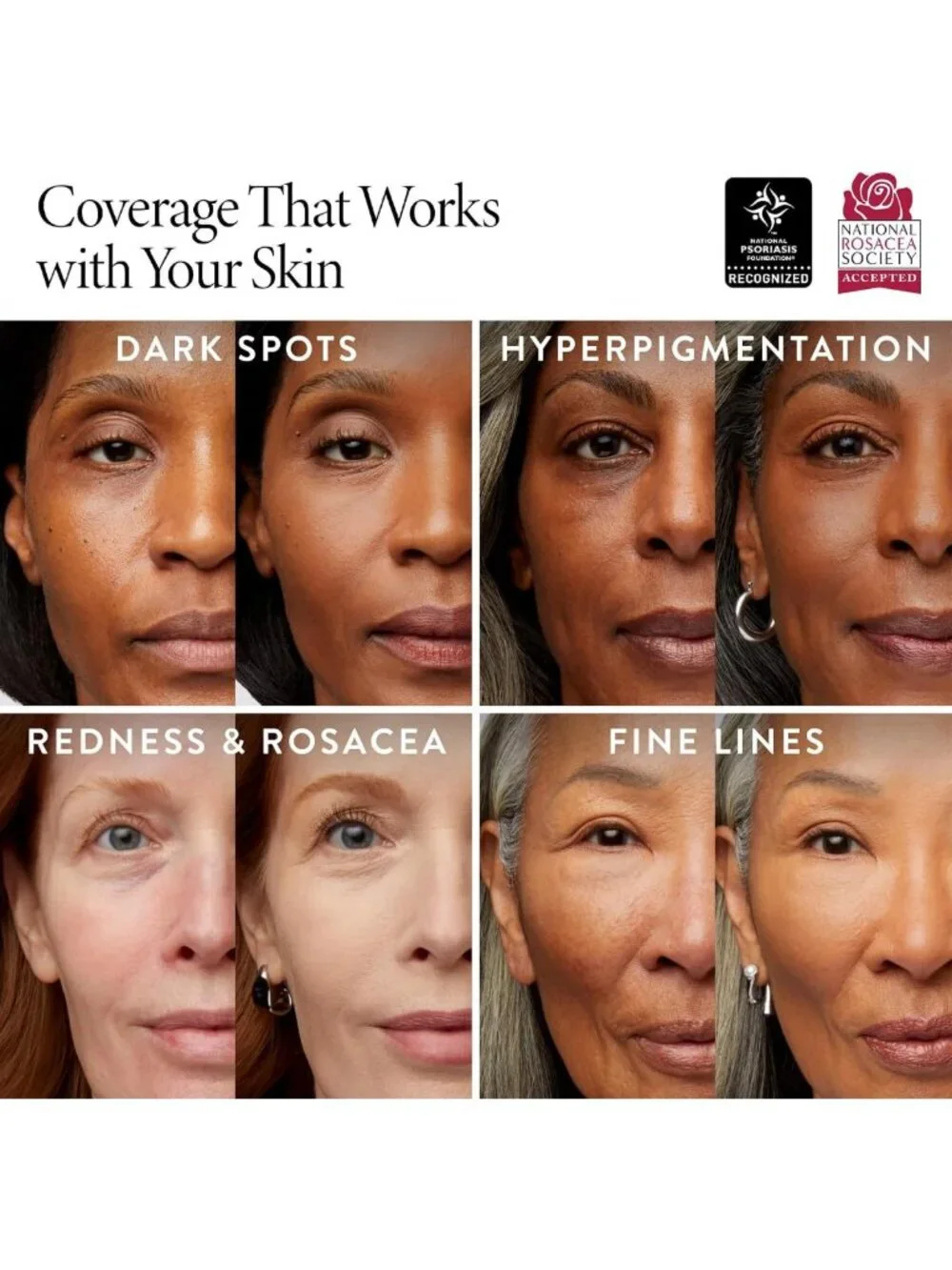 Baked Color Correcting Powder Foundation - Buildable Matte Finish for Sensitive